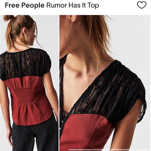 Free People Rumor Has It BURNT HENNA Size XS - Picture 7 of 9